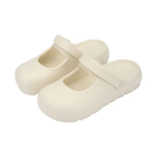 Warm Edge Closed Toe Slippers For Women's Summer Fashion, Minimalist Style, Home Indoor, Flat, Office Use