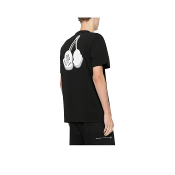 Moncler Logo Patch Short Sleeved T Shirt