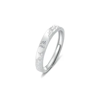 Lao Feng Xiang S999 Fine Silver Rings Unisex