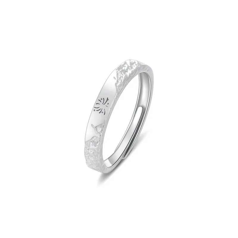 Lao Feng Xiang S999 Fine Silver Rings Unisex-3