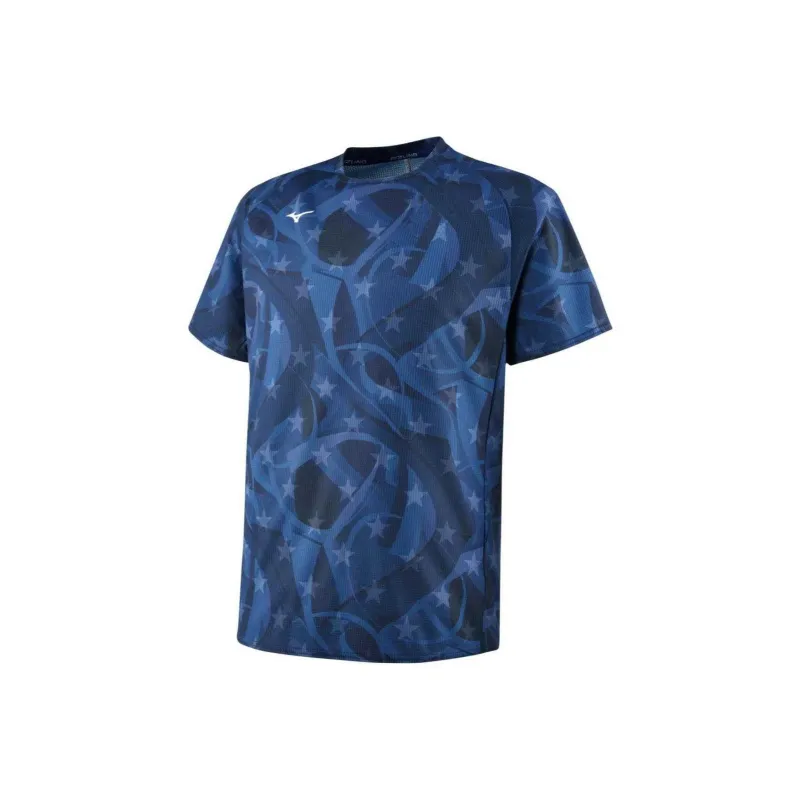 Mizuno Paris Dry Aeroflow Tee T-Shirt Men's Blue-0