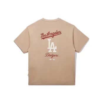 New Era Los Angeles Dodgers T Shirts Unisex Khaki