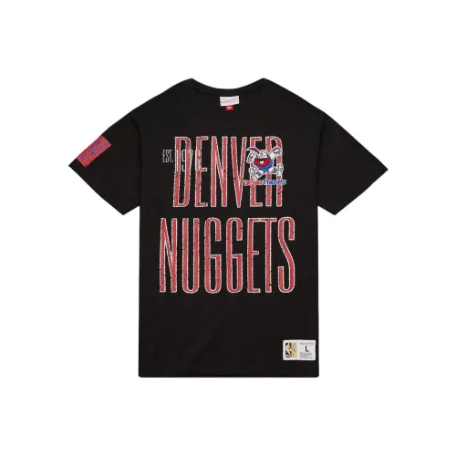 Mitchell & Ness x NBA Denver Nuggets Team OG Premium T Shirt Men's Black