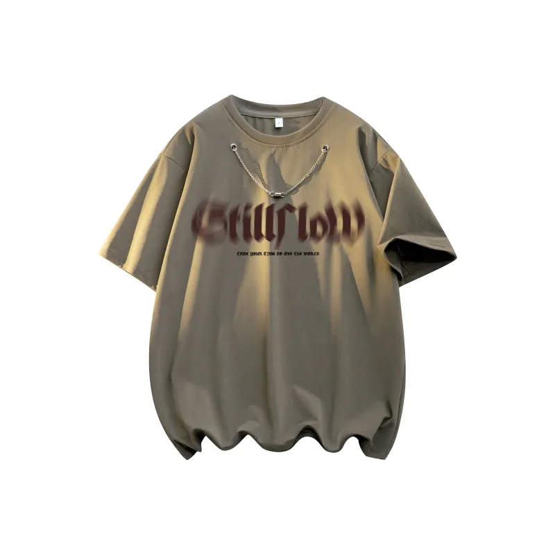 Stillslow Drop Shoulder Sleeve T Shirt Unisex-6