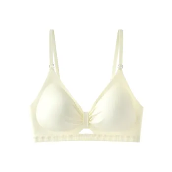 MADALLO Bra Women's 2 Pack Light Yellow