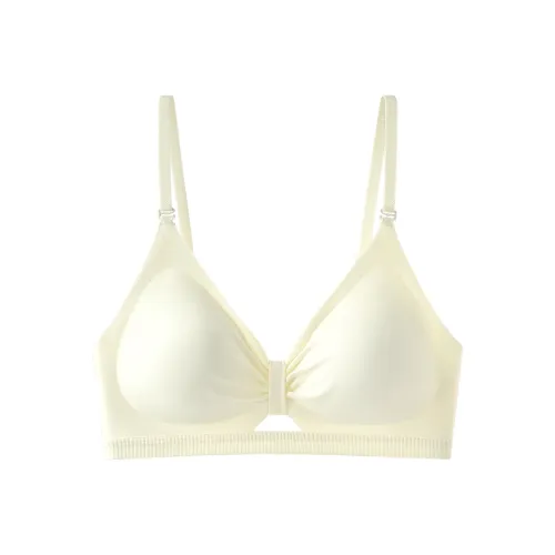 MADALLO Bra Women's 2 Pack Light Yellow