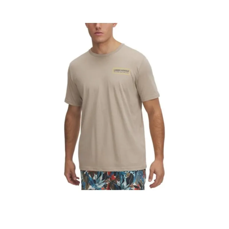 Under Armour Outdoor SS25 T Shirt Men's Khaki-2