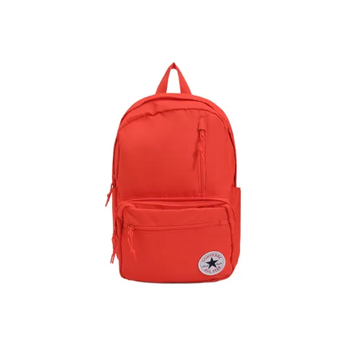 Converse Polyester Backpack Unisex Citrus Orange Red
