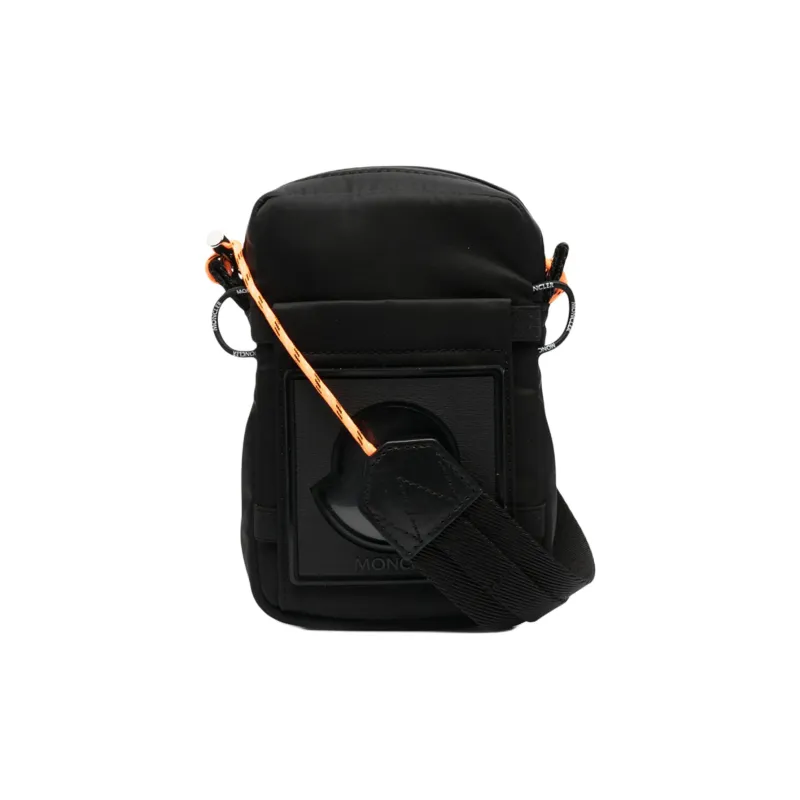 Moncler Nylon Messenger Bag, Crossbody Bag, Shoulder Bag Men's Black-0