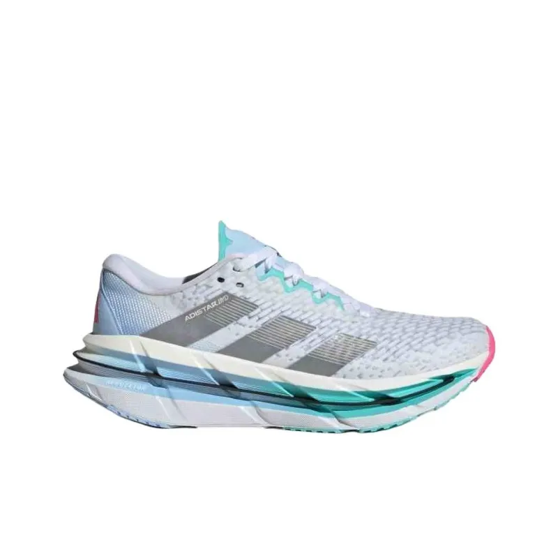 Adidas Adistar Byd Cloud White Silver Metallic Flash Aqua Women's-2