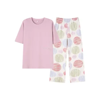 FENTENGCARE Pajama Set Women's Peach