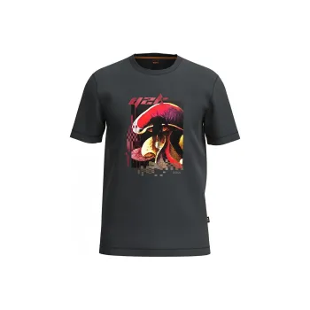 HUGO BOSS Logo print Cotton T shirt