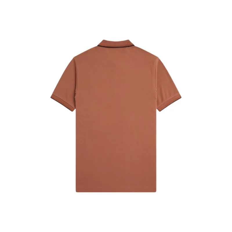 FRED PERRY Polo Shirt Men's Brown-1
