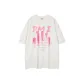 White-T-Shirt-Ghost Letter Large
