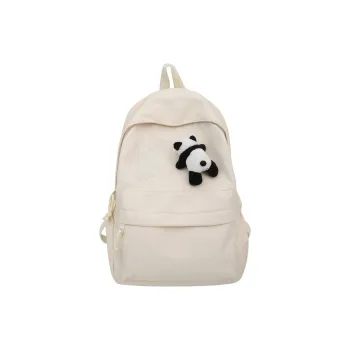 URBAN FOREST Nylon Backpack Unisex Ecru/Black/Pink/Light Yellow/Light Green/Light Blue