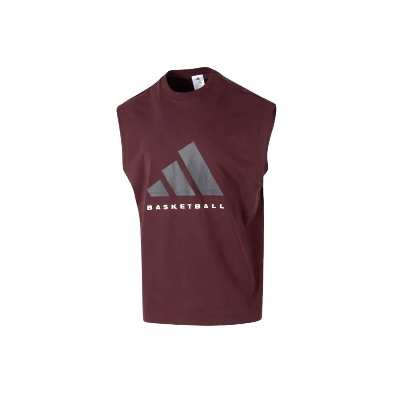 Adidas Free Shipping With AdiClub Adidas Basketball Sleeveless Tee Gender Neutral-0