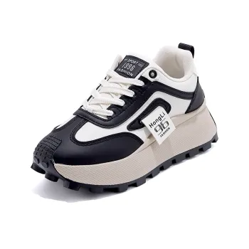 Turns By Turns Anti Slip And Wear Resistant Height Increasing Low Top Casual Shoes Women's