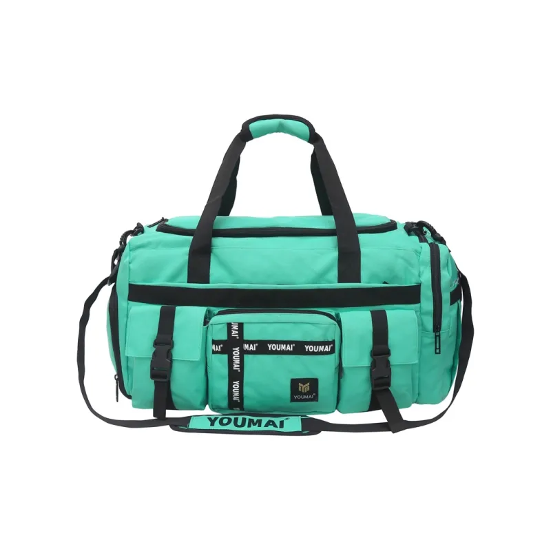 Deli Bear Oxford Gym Bag Large Size Unisex Multicolor-30
