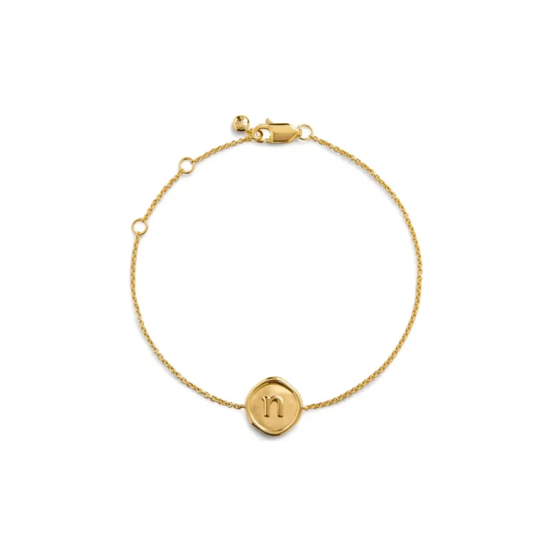 Monica Vinader Sterling Silver Plated With 18k Gold Bracelets Women's Gold-0