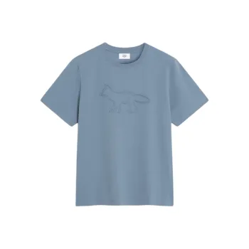 Maison Kitsune Profile Fox patch T shirt