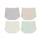 [4 Pack]Gray Purple+Apricot+Light Skin+Green