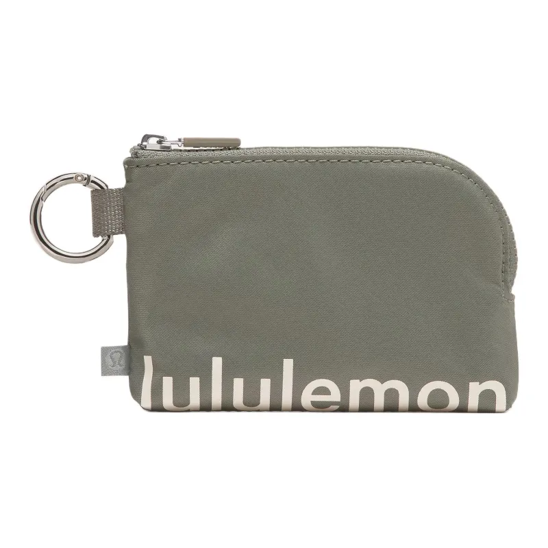 Lululemon Nylon Card Holder Unisex Ash Sage Green-0