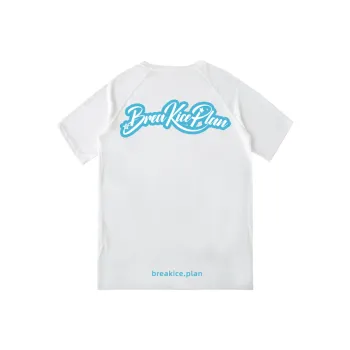 BKCXZICE Quick Dry Breathable Letter Print T-Shirt Loose Fit Crew Neck Basketball Training Top Unisex