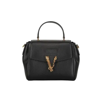FANSIZHE Virtus Calfskin Tote Bag, Shopping Bag, Shoulder Bag, Handbag Women's Black
