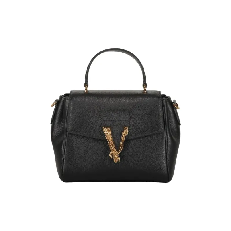 FANSIZHE Virtus Calfskin Tote Bag, Shopping Bag, Shoulder Bag, Handbag Women's Black-0
