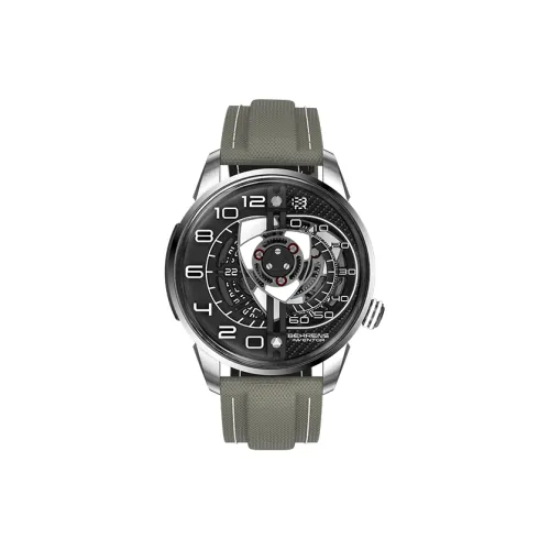 BEHRENS 오토매틱 메커니컬 무브먼트 남녀공용 로터 컬렉션 중국 시계 42MM 블랙