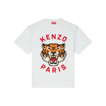 KENZO Lucky Tiger Embroidered Genderless Oversized T Shirt