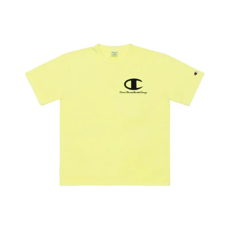 Champion DSM Ginza Collaboration T-Shirts Unisex Yellow-0