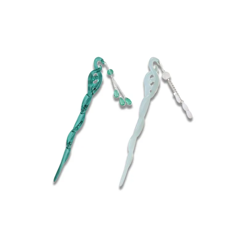 Datang Guoding Colored Glaze Hairpins Women's-4