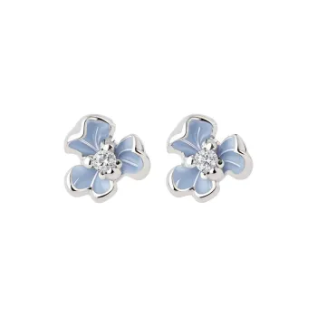 BING STUDIO Zircon Stud Earrings Women's