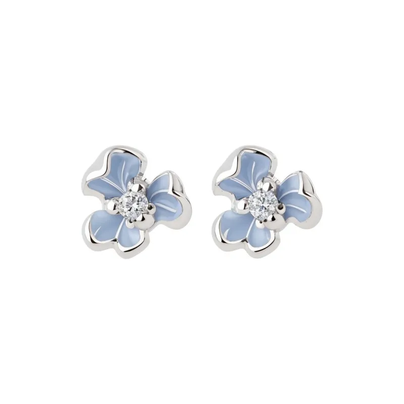 BING STUDIO Zircon Stud Earrings Women's-0