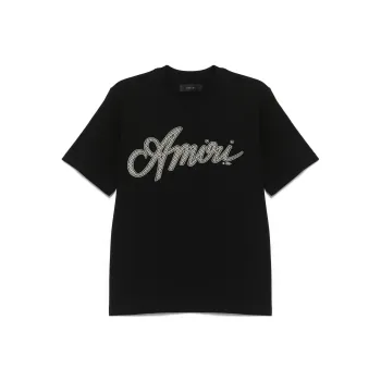 AMIRI Script Crewneck T Shirt