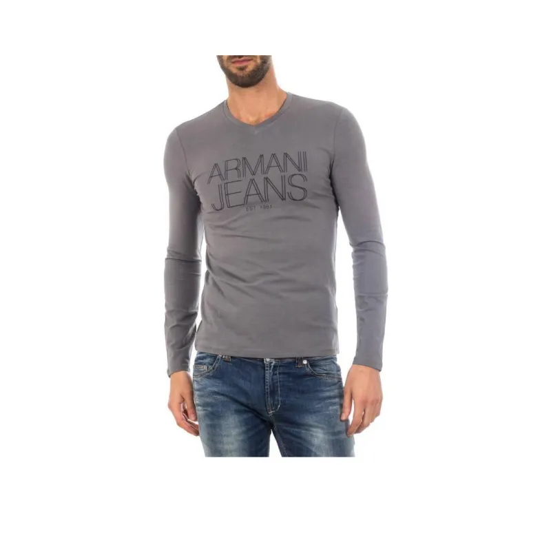 ARMANI JEANS T Shirt Men's Gray-0