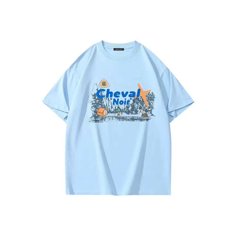 CHEVAL NOIR T Shirts Unisex-7