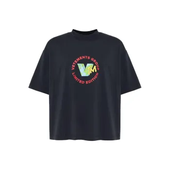 Vetements World Cropped Boxy T Shirt