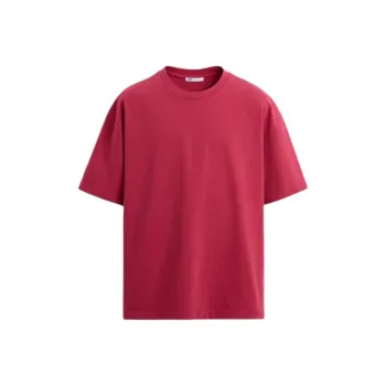 ZARA T Shirts Men Raspberry
