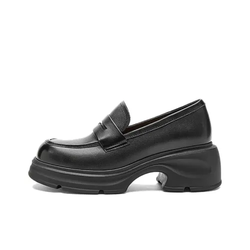NINE WEST Chunky Heel High Heels 6.1cm Women's Black