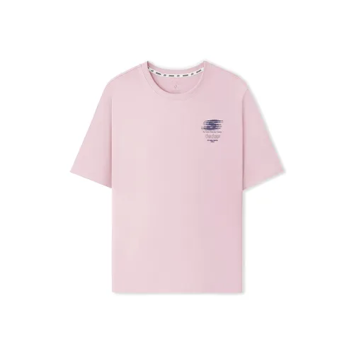 Skechers Sports Life Collection T Shirt Unisex Gray Pink