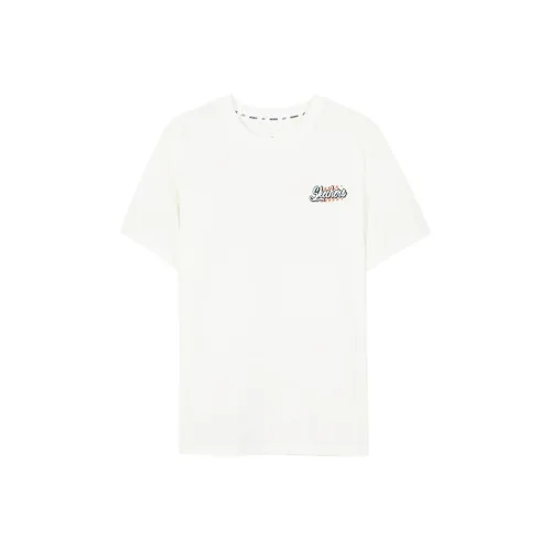 Skechers T Shirt Unisex Marshmallow White