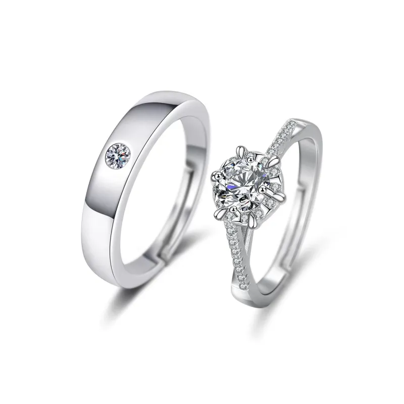 The Years Are Quiet Alloy Rings Unisex-10