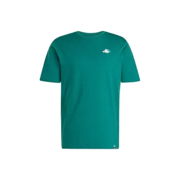Adidas Free Shipping With AdiClub Lounge Mini Embroidery Graphic Tee
