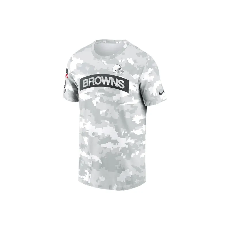 Nike Cleveland Browns Salute To Service Edge Arch Men's Nike Dri FIT Nfl T Shirt-0