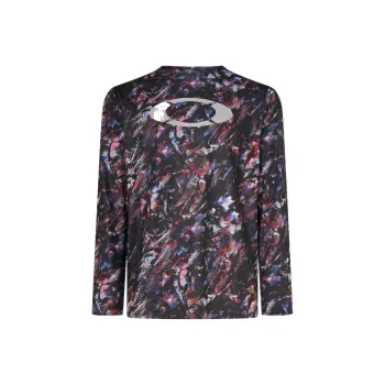 Oakley Striking Qd LS Graphic T-Shirt Men's Pink Ink