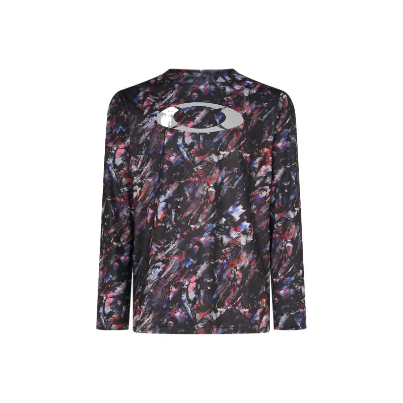 Oakley Striking Qd LS Graphic T-Shirt Men's Pink Ink-0