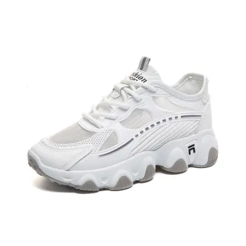 FIRS Kids Low Top Casual Shoes Women's White Gray