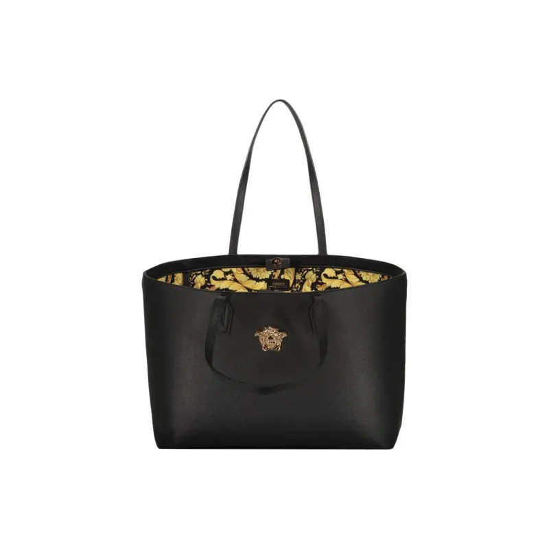 FANSIZHE Calfskin Tote Bag, Shopping Bag, Shoulder Bag Women's Black-3